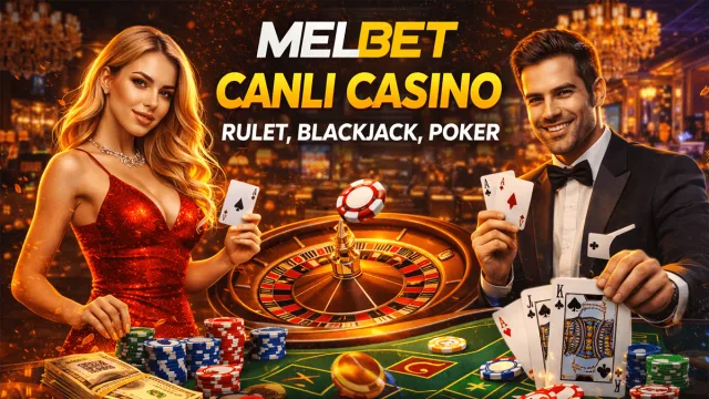 Melbet canlı casino masası gerçek krupiye ile rulet ve blackjack oyunu