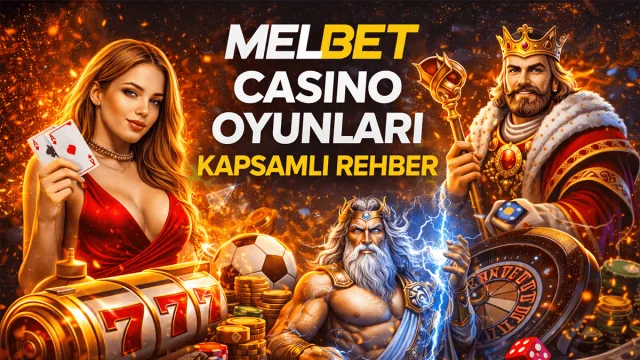 Melbet casino oyunları slot rulet ve blackjack masaları lobisi